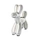 Silver Balloon Dog Bank