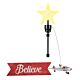 Animated Tree Topper Biplane - Santa