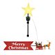 Animated Tree Topper - Santa Sleigh