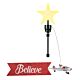 Animated Tree Topper Biplane - Ethnic Santa