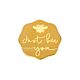 18kt Gold Plating Locket Note - Just Bee You