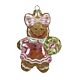 Pink Gingerbread Girl - Glass