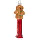 Gingerbread Man PEZ Dispenser - Glass