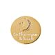 18kt Gold Plating Locket Note Gem - To The Moon