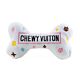 XL - White Chewy Vuiton Bone Toy (Pets)