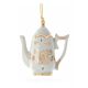 Gold / White Porcelain Teapot - V3