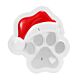 Buy Paw Print With Santa Hat by PolarX for only CA$20.00 at Santa And Me, Main Website.