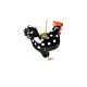 Polka Dot Chicken - Glass