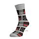 Classic Nintendo Controller -  Crew Socks Light Grey