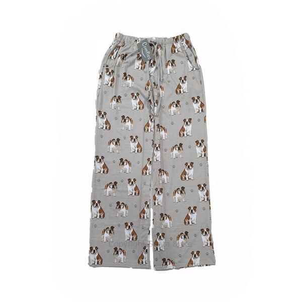 Bulldog print pajamas sale