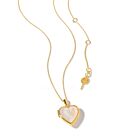 18kt Gold Plating Heart Locket Necklace