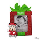 Minnie Babys 1st Christmas Photo Holder