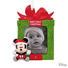 Mickey Babys 1st Christmas Photo Holder