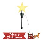 Animated Tree Topper - Santa Sleigh