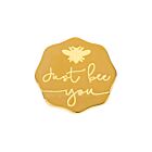 18kt Gold Plating Locket Note - Just Bee You