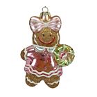 Pink Gingerbread Girl - Glass