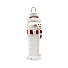 Snowman Mini PEZ Dispenser - Glass