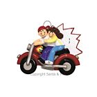 Buy Motorcycle Couple by Rudolph And Me for only CA$22.00 at Santa And Me, Main Website.