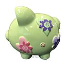 Buy Large - Raised Heart Design /Green - Piggy Bank by Child To Cherish for only CA$55.00 at Santa And Me, Main Website.