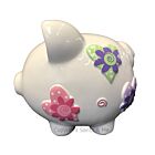 Buy Large - Raised Heart Design /White - Piggy Bank by Child To Cherish for only CA$55.00 at Santa And Me, Main Website.