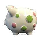 Buy Small - Raised Polka Dot Design /White - Piggy Bank by Child To Cherish for only CA$40.00 at Santa And Me, Main Website.