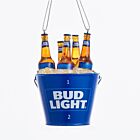 Bud Light Bottles in Ice Bucket