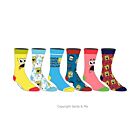 SpongeBob - 6 Pack Casual Socks