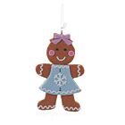 Gingerbread with Bow Tie - Blue